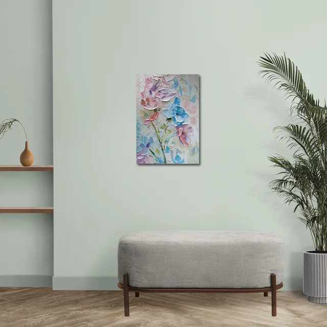 【御畫房】當代國家級展覽畫家 抽象系列手繪油畫70×100cm(DB-155)