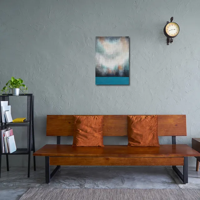 【御畫房】當代國家級展覽畫家 抽象系列手繪油畫70×100cm(DB-157)