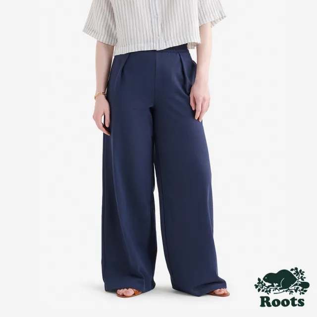 【Roots】Roots女裝- CLOUD JERSEY 棉褲(軍藍色)