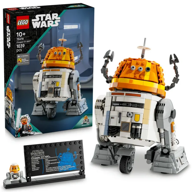 【LEGO 樂高】星際大戰系列 75416 小鐵 C1-10P 宇航機器人(星戰 居家擺設 積木 兒童玩具)