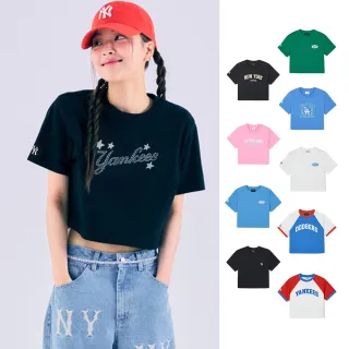 【MLB】女版 T恤  短版T(3FTSV1843.3FTSV1443-多款任選)