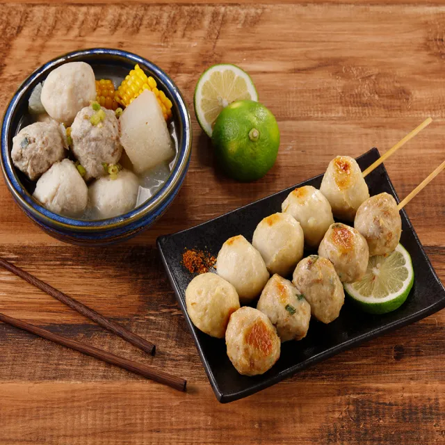 【華得水產】東港黑鮪魚丸4包組(300g/包)