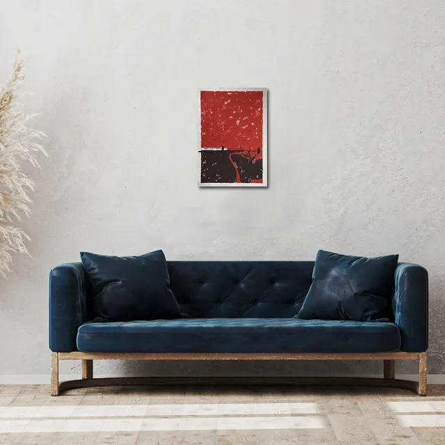 【御畫房】當代國家級展覽畫家 抽象系列手繪油畫70×100cm(DB-172)