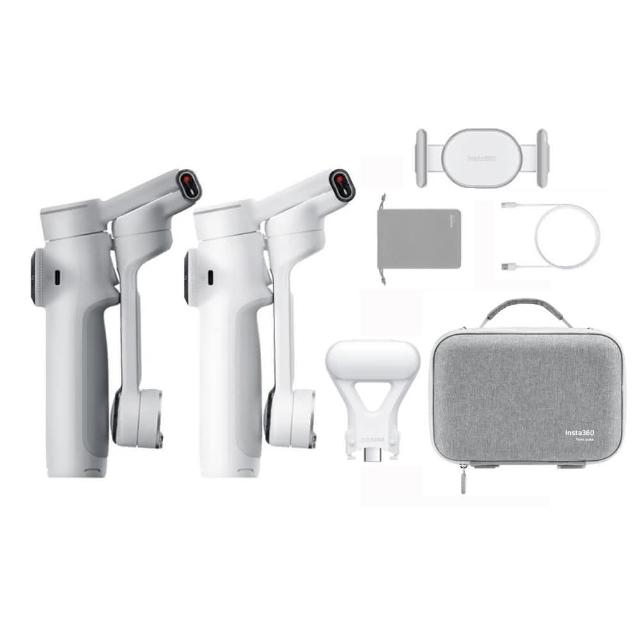 【Insta360】Flow 2 PRO 磁吸手機三軸穩定器 標準版 聚光燈收納包組(原廠公司貨)