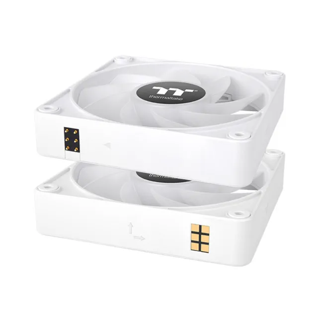 【Thermaltake 曜越】CT140 120 EX 反轉扇葉 ARGB主板連動風扇 三顆包 磁吸式12 14公分(CL-F19X-PLXXXX-A)