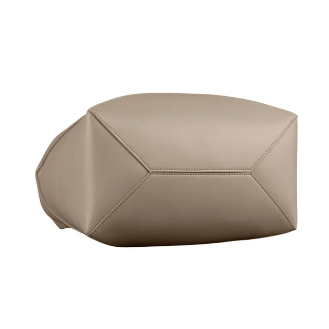 【LOEWE 羅威】Puzzle 亮面小牛皮摺疊托特包(沙色)
