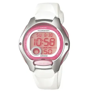 【CASIO 卡西歐】LW-200-7A 多功能色彩 兒童電子錶(學生最愛 防水50米 錶徑約3.49公分)