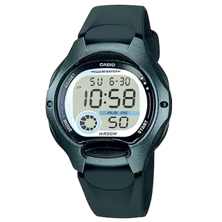 【CASIO 卡西歐】LW-200-1B 多功能色彩 兒童電子錶(學生最愛 防水50米 錶徑約3.49公分)