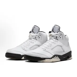 【NIKE 耐吉】Air Jordan 5 Retro White and Black 白黑 防滑 中幫 復古籃球鞋 男鞋 休閒鞋 DD0587-110