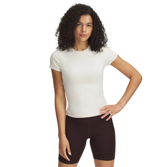 【UNDER ARMOUR】UA 女 Meridian Core 短袖T-Shirt_6000341-279(米色)
