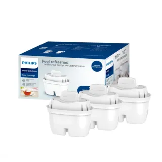【Philips 飛利浦】超濾多重過濾濾芯 三入 AWP211(適用 AWP2941 AWP2937 兼容BRITA MAXTRA)