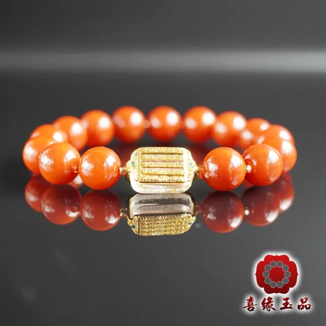 【喜緣玉品】天然南紅瑪瑙 五條經 手珠