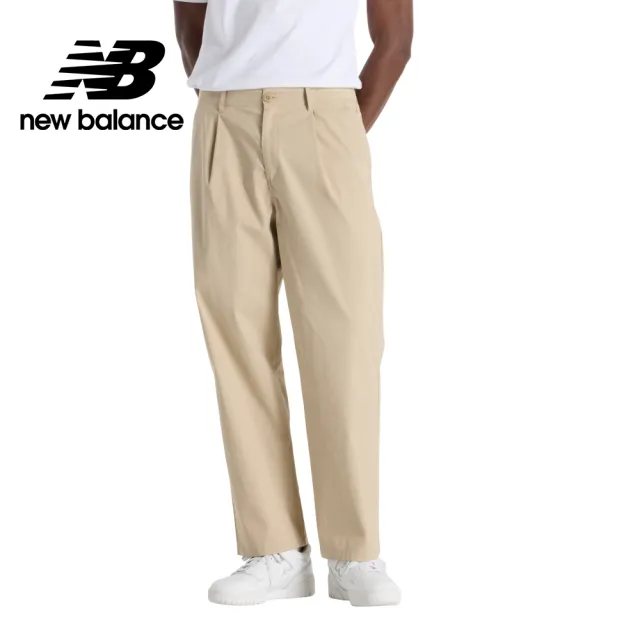 【NEW BALANCE】NB 挺版直筒長褲_男性_深灰/黑/卡其色_MP51563BK_MP51563GT_MP51563SOT(美版 版型偏大)
