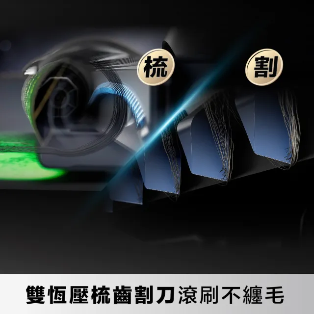 【Dreame 追覓科技】Z10S Station 自動集塵吸塵器 抗敏防纏版(雙恆壓梳齒割刀/綠光顯塵/4種吸頭/超輕量)