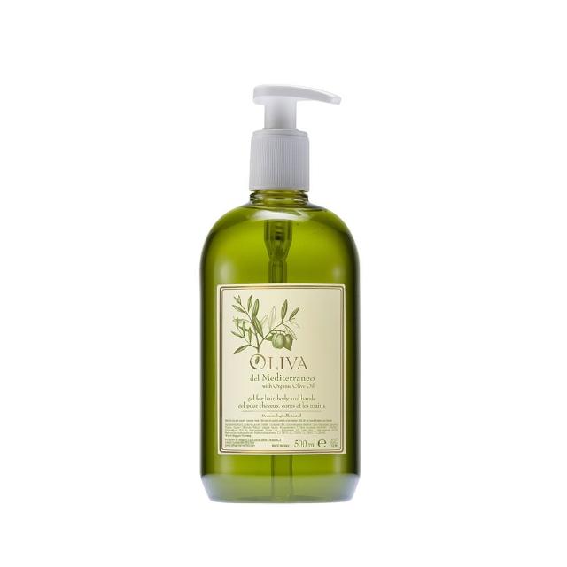 【ALLEGRINI 艾格尼】Oliva 地中海橄欖髮膚清潔露 500ml(義大利原裝 清真認證 五星飯店指定 有機 保濕)