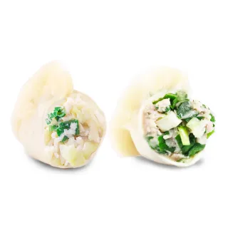 【果貿吳媽家水餃】爆汁小鮮肉超值6盒組(經典款：高麗菜鮮肉 / 韭菜鮮肉)