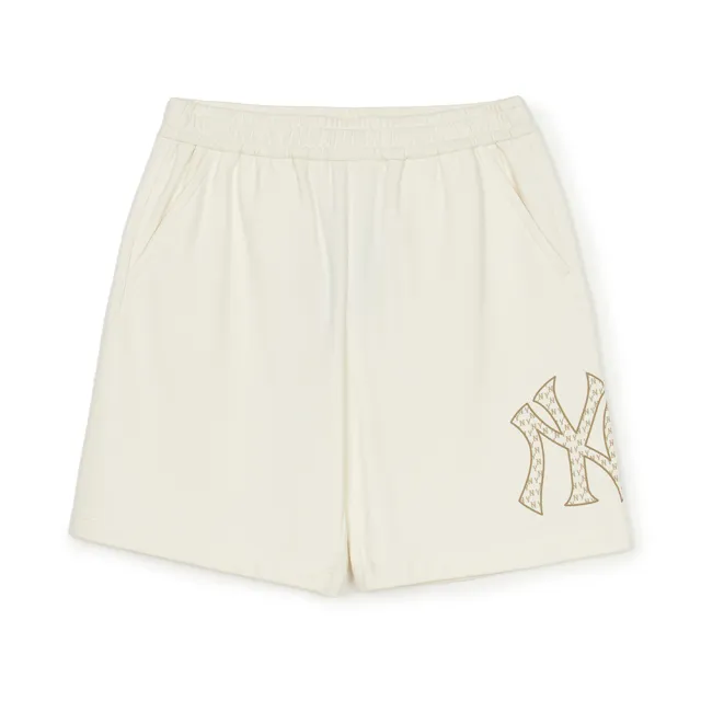 【MLB】運動休閒短褲 Monogram系列 紐約洋基隊(3ASPM0253-50CRS)