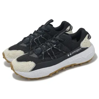 【UNDER ARMOUR】慢跑鞋 Fat Tire Venture Pro 男鞋 黑 白 膠底 抗撕裂 麂皮 運動鞋 UA(3027212001)