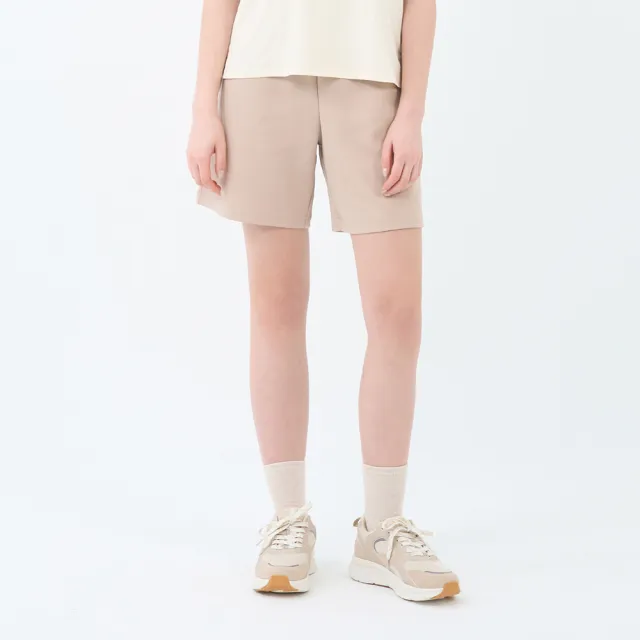 【GIORDANO 佐丹奴】女裝輕薄鬆緊腰短褲(10 杏色)