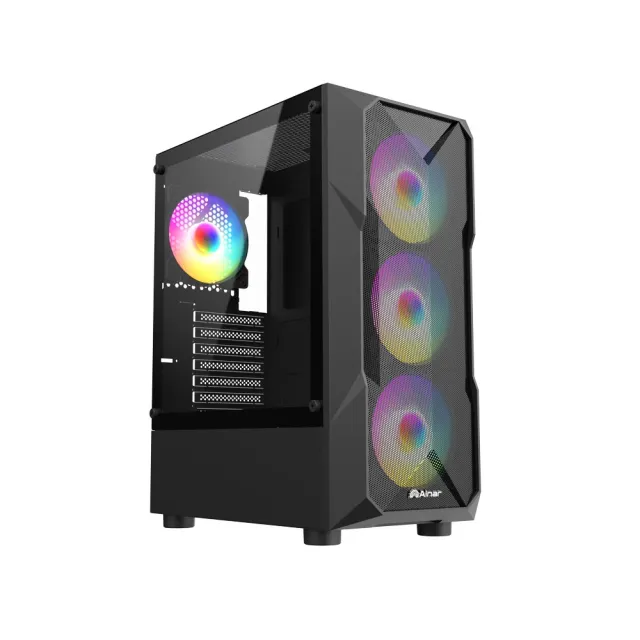 【技嘉平台】i3四核GeForce RTX 3050{赤腹鷹J52C}電競電腦(i3-14100F/B760/32G/1TB)