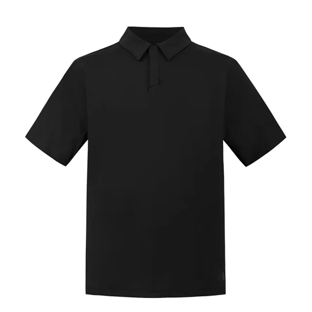 【The North Face】TNF 北臉 北面 休閒 短袖POLO M DUNE SKY POLO - AP 男 黑色(NF0A8DFTJK3)