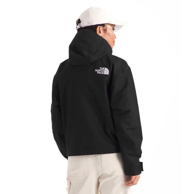 【The North Face】TNF 透氣連帽衝鋒外套W DRYVENT MONO MOUNTAIN SHTJKT 女 黑(NF0A88YXJK3)