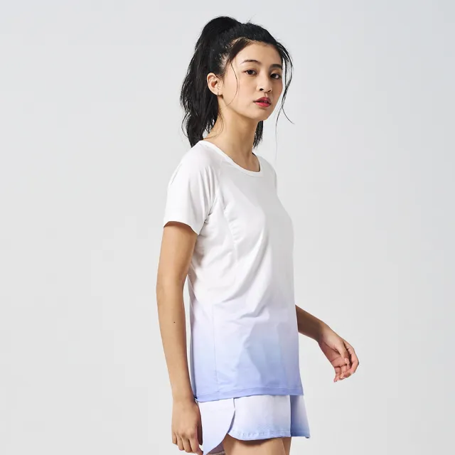 【BATIS 巴帝斯】女拉克蘭印花短T - 白色 - 25SS