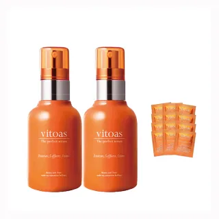【Suntory 三得利】vitoas蜜得絲多效極妍鎖濕菁華120ml*2
