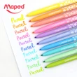 【Maped】櫻花水性軟刷頭彩色筆10色(著色筆 繪圖用品 不縮頭 好洗)