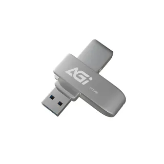 【AGI】UE138B 32GB 金屬旋轉隨身碟(USB3.2｜耐用鋅合金｜電腦/電視/車用通用)