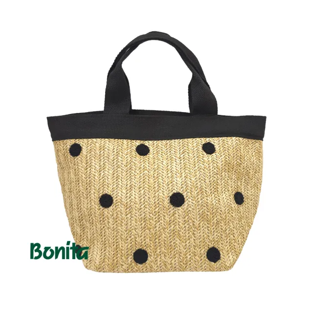 【Bonita 葆倪】日本進口 /點點紙藤手提包 /955-5001(天然素材手提包)
