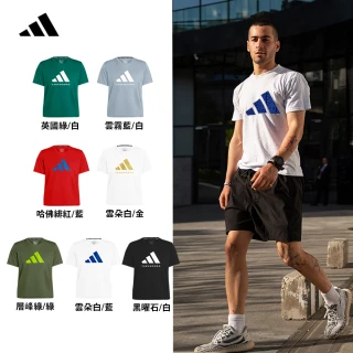 【adidas 愛迪達】精品棉彈力萊卡短袖上衣(棉T 短T 吸濕 透氣 伸縮 彈性 棉T 休閒 運動 男女同款)