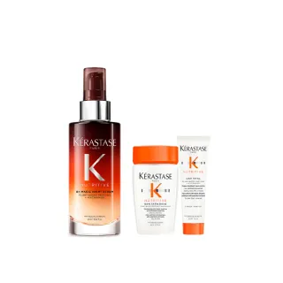 【KERASTASE 巴黎卡詩】皇家滋養靜夜精華90ml(柔順/抗毛躁/潤澤/修護/頭髮保養/卡詩髮尾髮油)