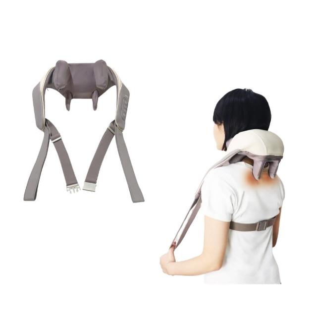 【KINYO】免手持肩頸揉捏按摩器  IAM-2706(按摩器 無線頸部按摩器 6D按摩頭)