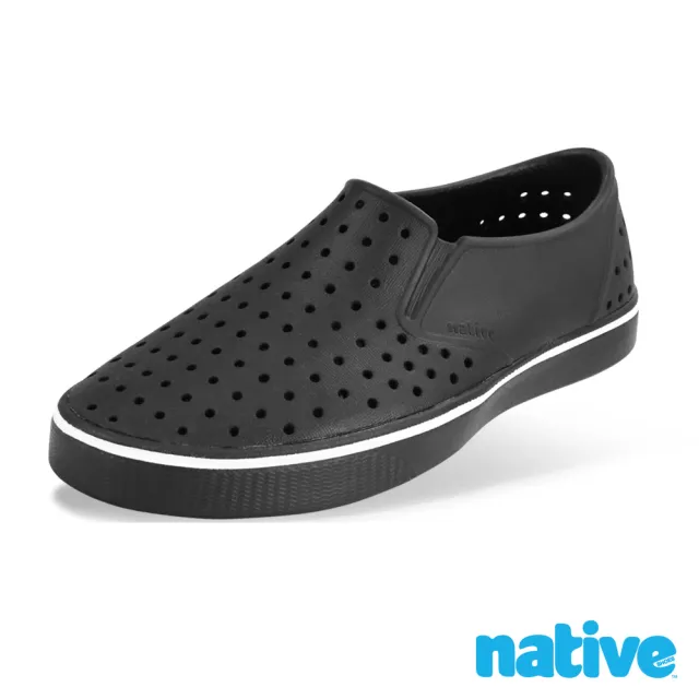 【Native Shoes】男/女鞋 MILES 超柔款材質 Wanderfoam 洞洞鞋/防水鞋/膠鞋/雨鞋/拖鞋(F0000186-1001)