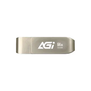【AGI】UE138A 256GB 金屬雙頭隨身碟(USB 3.2｜Type-C & Type-A｜高速讀寫｜手機/筆電適用)