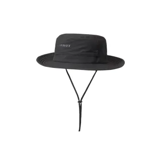 【Mammut 長毛象官方直營】Hiking Adventure Hat AF 防風防紫外線防護漁夫帽 黑色 #1191-02000