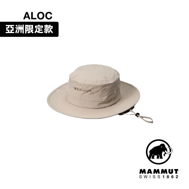 【Mammut 長毛象官方直營】Hiking Adventure Hat AF 防風防紫外線防護漁夫帽 薩凡納褐 #1191-02000