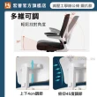 【Hongjin】無頭枕鋼爪版減壓工學辦公椅 安全電腦椅 會議椅 休息椅 辦公躺椅(升級版可後仰 升降辦公椅)