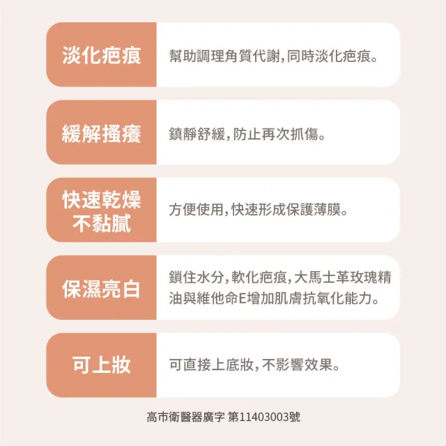 【TAICEND 泰陞】TAICEND 疤痕凝膠（10g/盒）