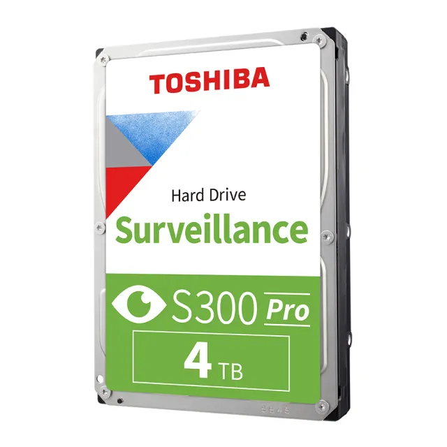【TOSHIBA 東芝】S300 Pro 4TB 3.5吋 7200RPM 512MB 監控型硬碟(HDWTA40UZSVA)