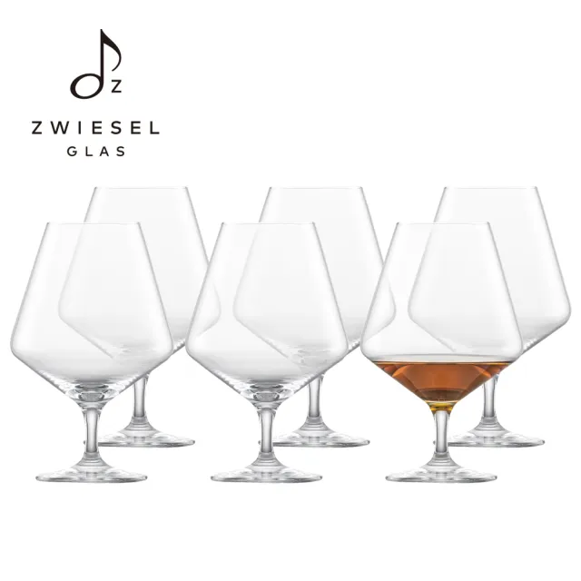 【ZWIESEL GLAS】PURE系列水晶杯6入組(白蘭地杯/白酒杯/玻璃杯/水晶杯/馬丁尼杯/調酒杯)