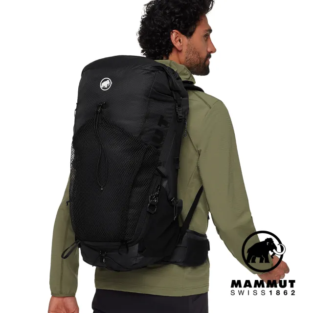 【Mammut 長毛象】Ducan Spine 28-35 動態背負健行後背包 28-35L 黑色 #2530-01410
