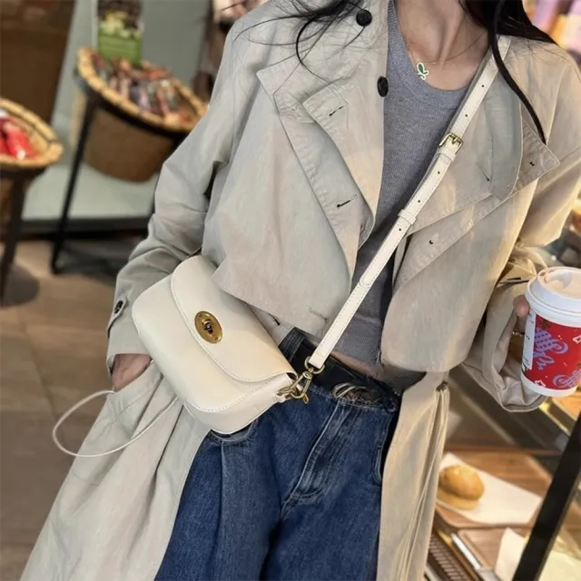 【LEESA】雙11 馬鞍包\女生包包\真皮包包 \頂級牛皮\小包\包包\單肩包\肩背包\側背包\斜背包\斜