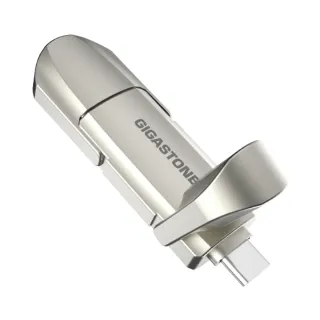 【GIGASTONE 立達】USB3.2 Gen2 512GB Type-C鋁合金雙介面行動固態硬碟ACP500MS(iPhone17隨身碟/外接式SSD)