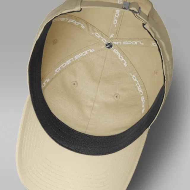 【NIKE 耐吉】休閒帽 男 女 U J DF CLUB CAP US CB 喬丹 運動帽 老帽 棒球帽 卡其色(FZ2020206)