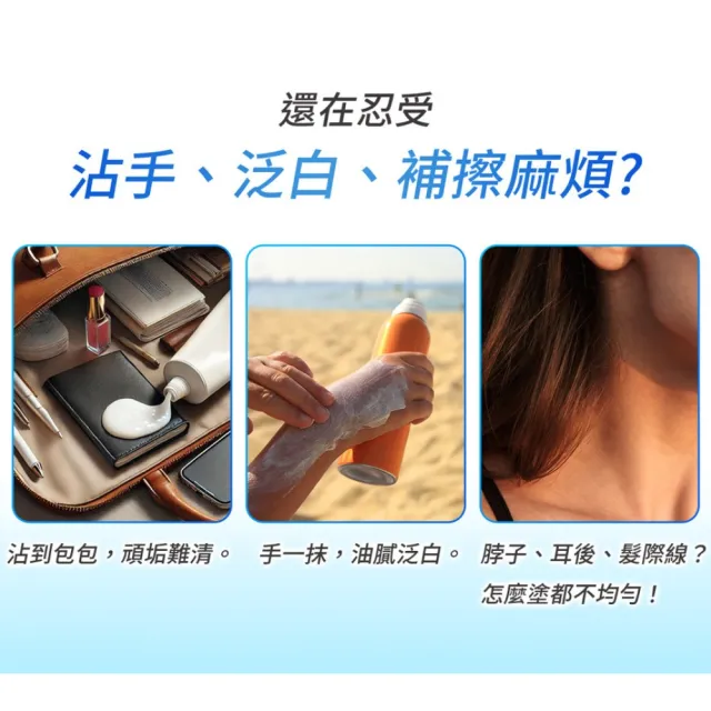 【Bio-essence 碧歐斯】BIO水感舒緩B5隱形防曬小藍盾SPF50+