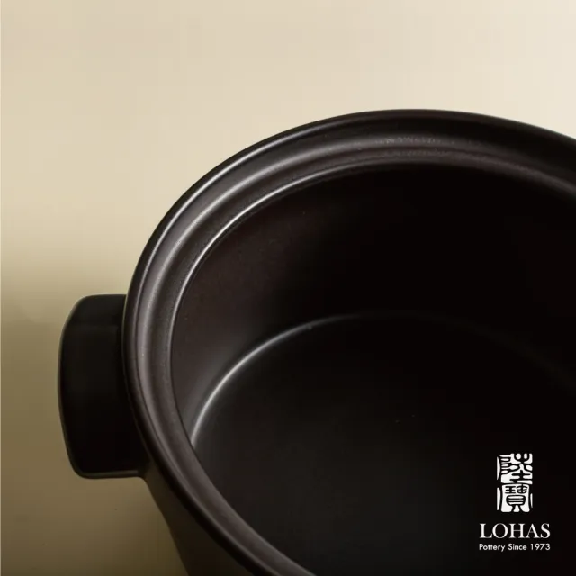 【LohasPottery 陸寶】洋風樂彩陶鍋5號4.5L 黃/橘(遠紅外線陶鍋 陶瓷鍋 煲湯鍋 燉鍋 養生鍋 耐高溫)
