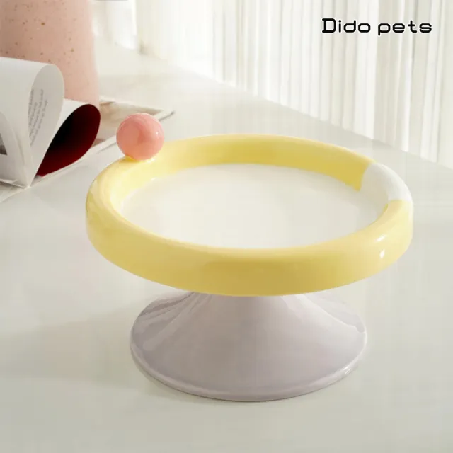 【Dido pets】冰淇淋造型陶瓷寵物碗(PT222)