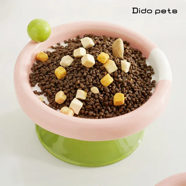 【Dido pets】冰淇淋造型陶瓷寵物碗(PT222)